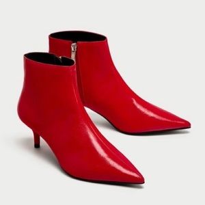 Zara Kitten Heel Booties